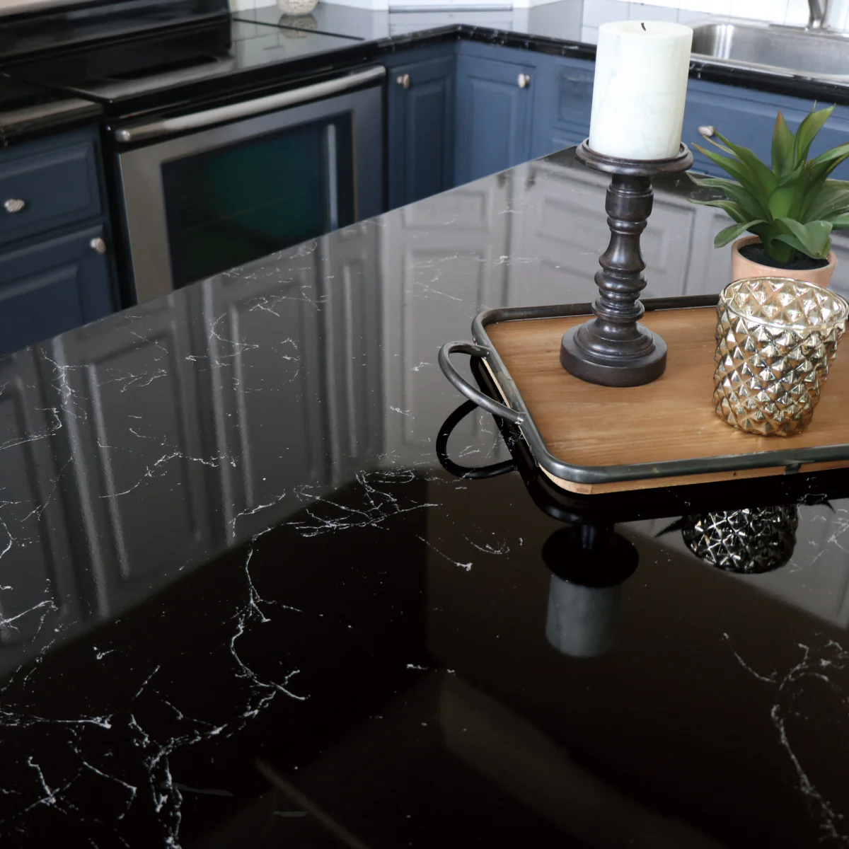 Giani Belgotta Black Marble Countertop Paint Kit - Image 4